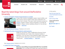Tablet Screenshot of blogs.staffs.ac.uk