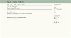 Desktop Screenshot of journals.staffs.ac.uk