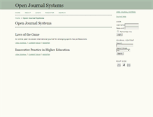 Tablet Screenshot of journals.staffs.ac.uk